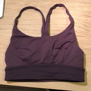 Purple lululemon sports bra